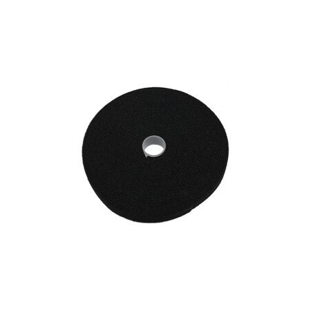 Cable Wholesale Hook and Loop Tape, 1/2 inch Wide, Black, 50ft Roll 30CT-12250